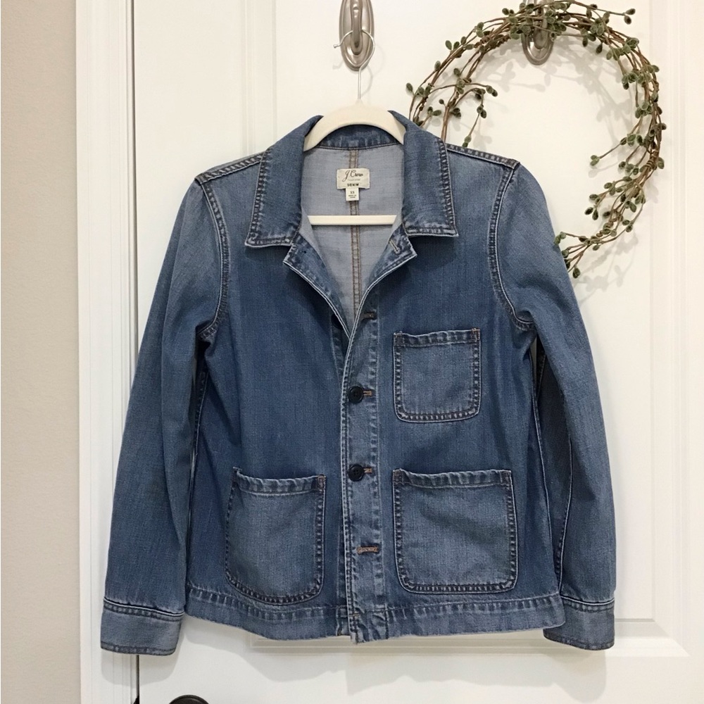 J.Crew Denim Chore Jacket Size XS, EUC NEEDS TO BE BOUGHT BEFORE THURSDAY